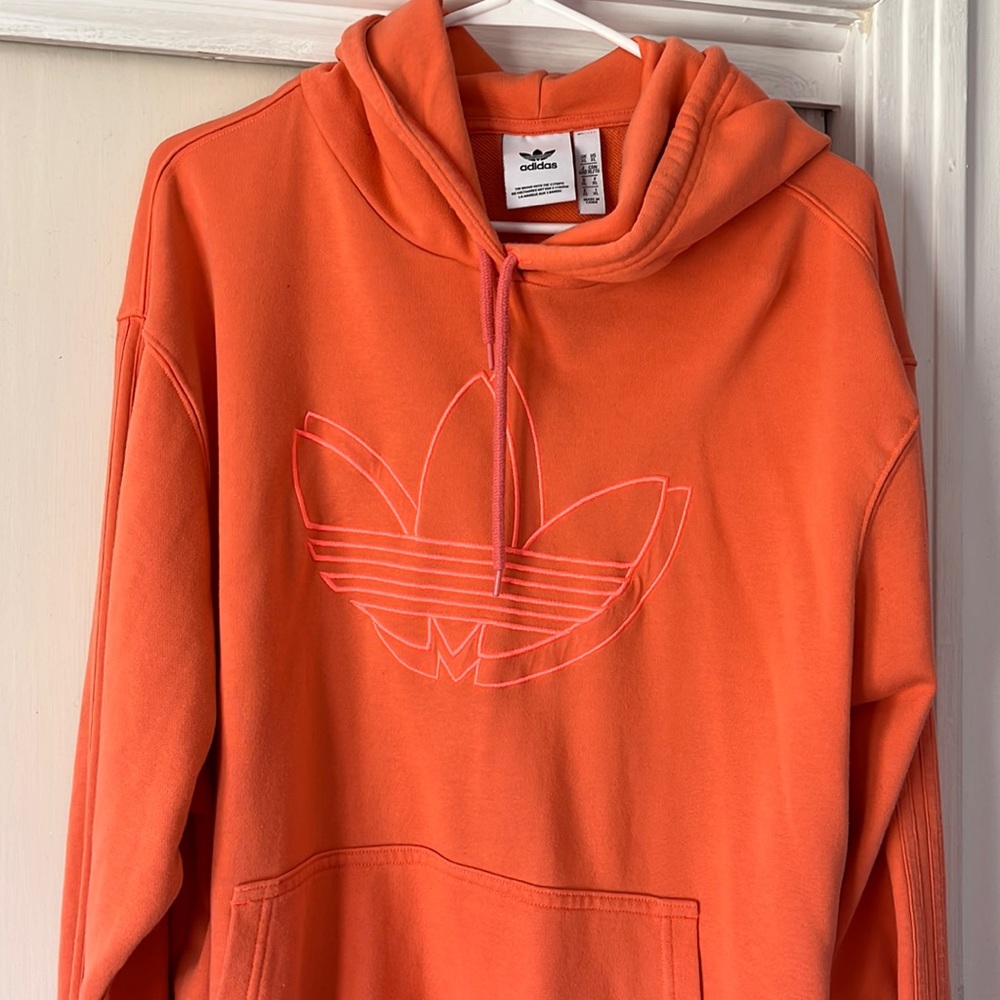 Orange Adidas Hoodie XL!